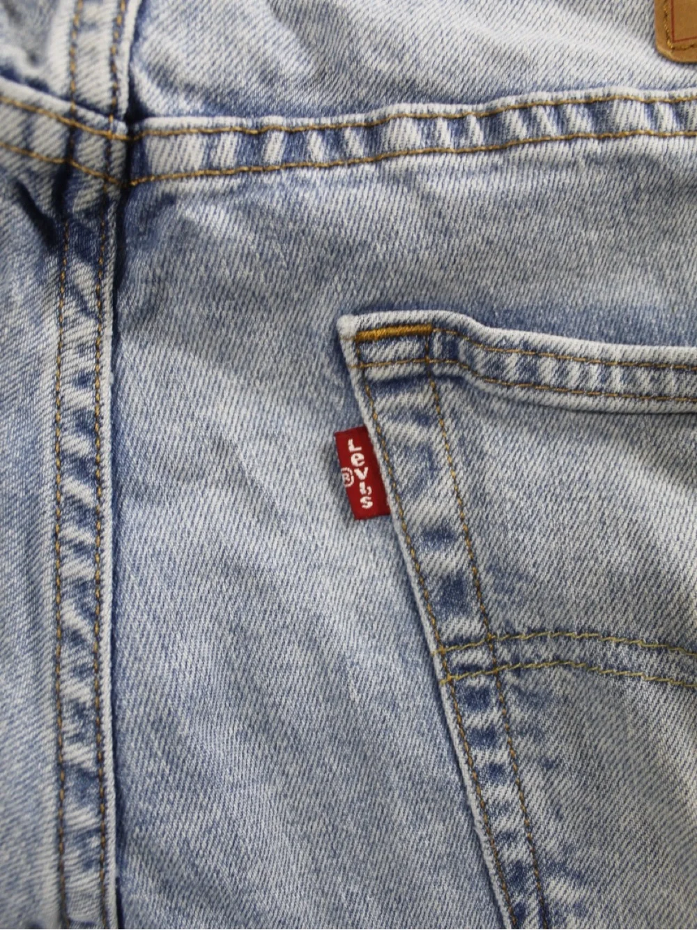 Levis 511 Slim Fit Jeans Mens 36x32 Light Wash Blue Denim WaterLess Casual